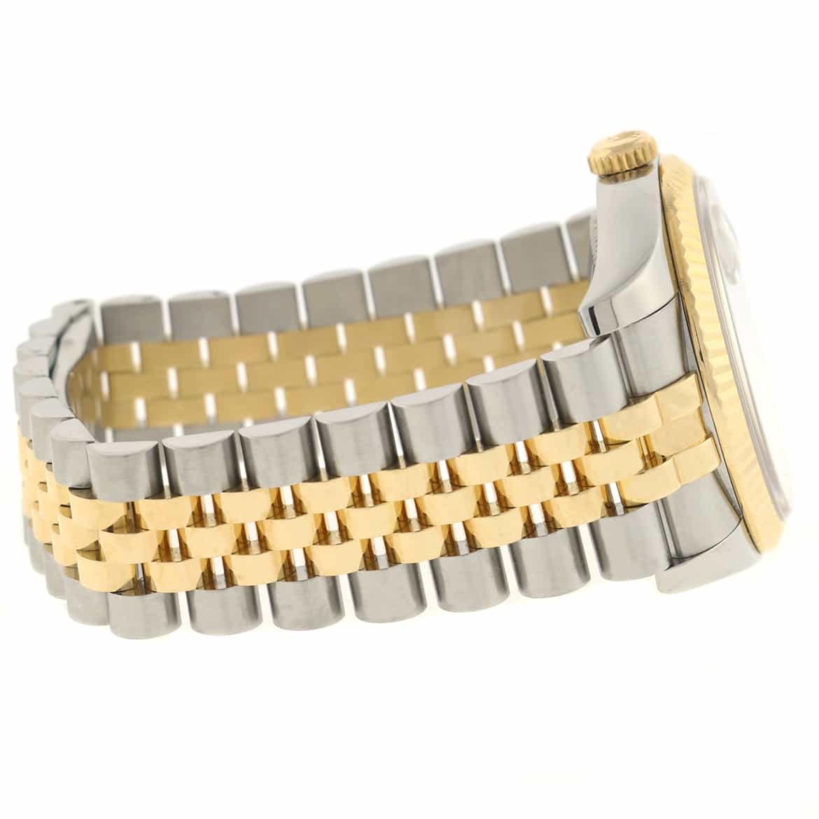 Rolex Datejust 2-Tone 18K Yellow Gold & Stainless Steel 36MM Steel & Black Dial Automatic Mens Watch 116233 - Image 9