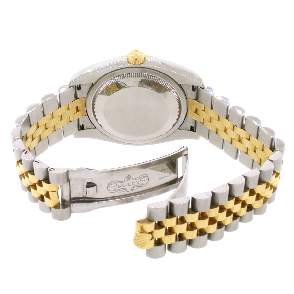 Rolex Datejust 2-Tone 18K Yellow Gold & Stainless Steel 36MM Steel & Grey Tuxedo Dial Automatic Mens Watch 116233 w/Box&Papers - Image 4