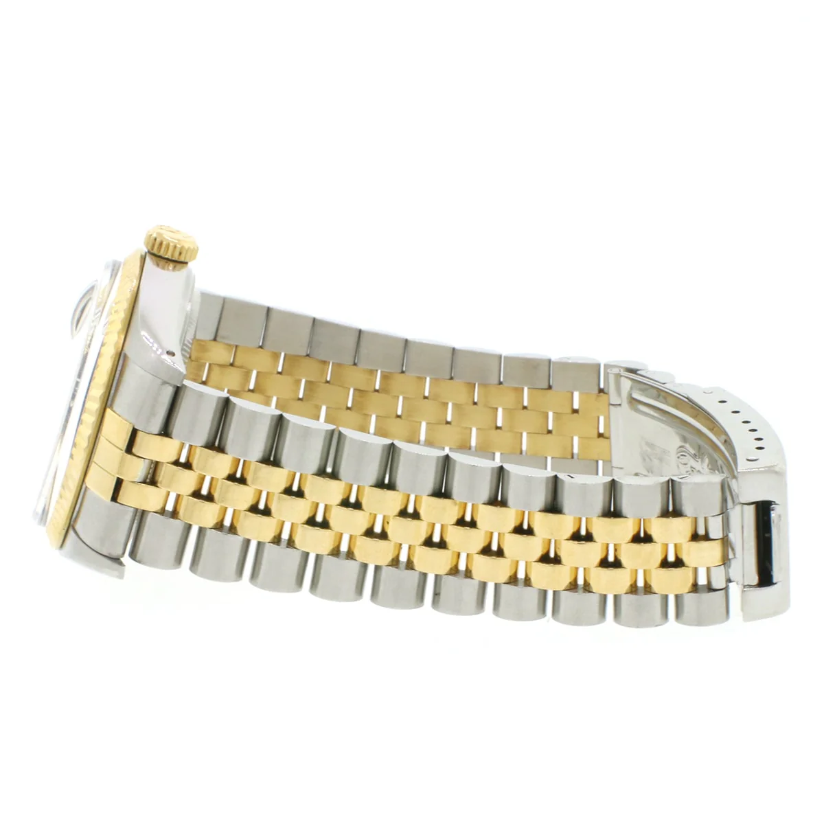 Rolex Datejust 2-Tone 18K Yellow Gold & Stainless Steel Factory Champagne Diamond Dial 36MM Automatic Mens Jubilee Watch 16013 - Image 6