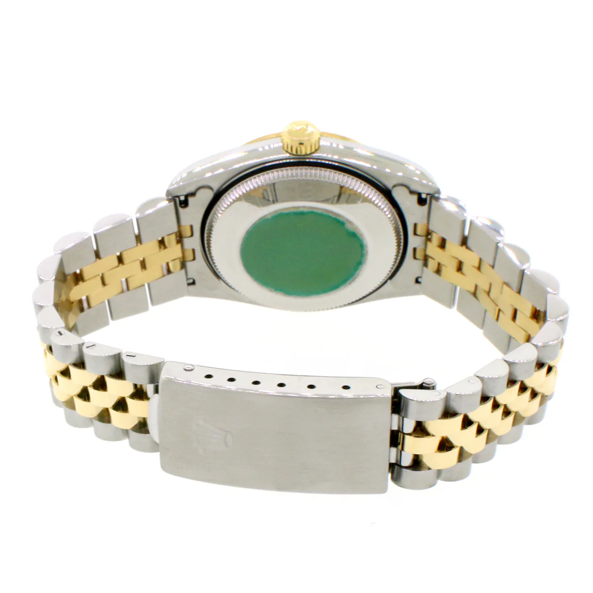 Rolex Datejust 2-Tone 18K Yellow Gold/Stainless Steel Jubilee Factory Champagne Diamond Dial 31mm Womens Watch 68273 No Holes - Image 5