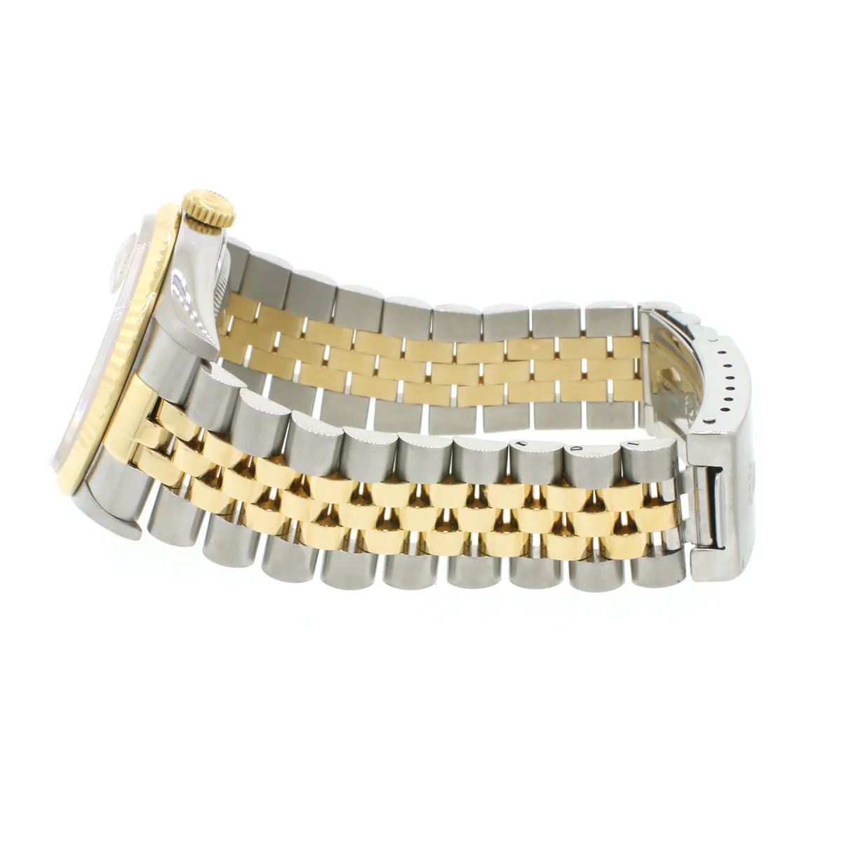 Rolex Datejust 2-Tone 18K Yellow Gold & Stainless Steel Original Champagne Stick Dial 36MM Automatic Jubilee Mens Watch 16233 - Image 5