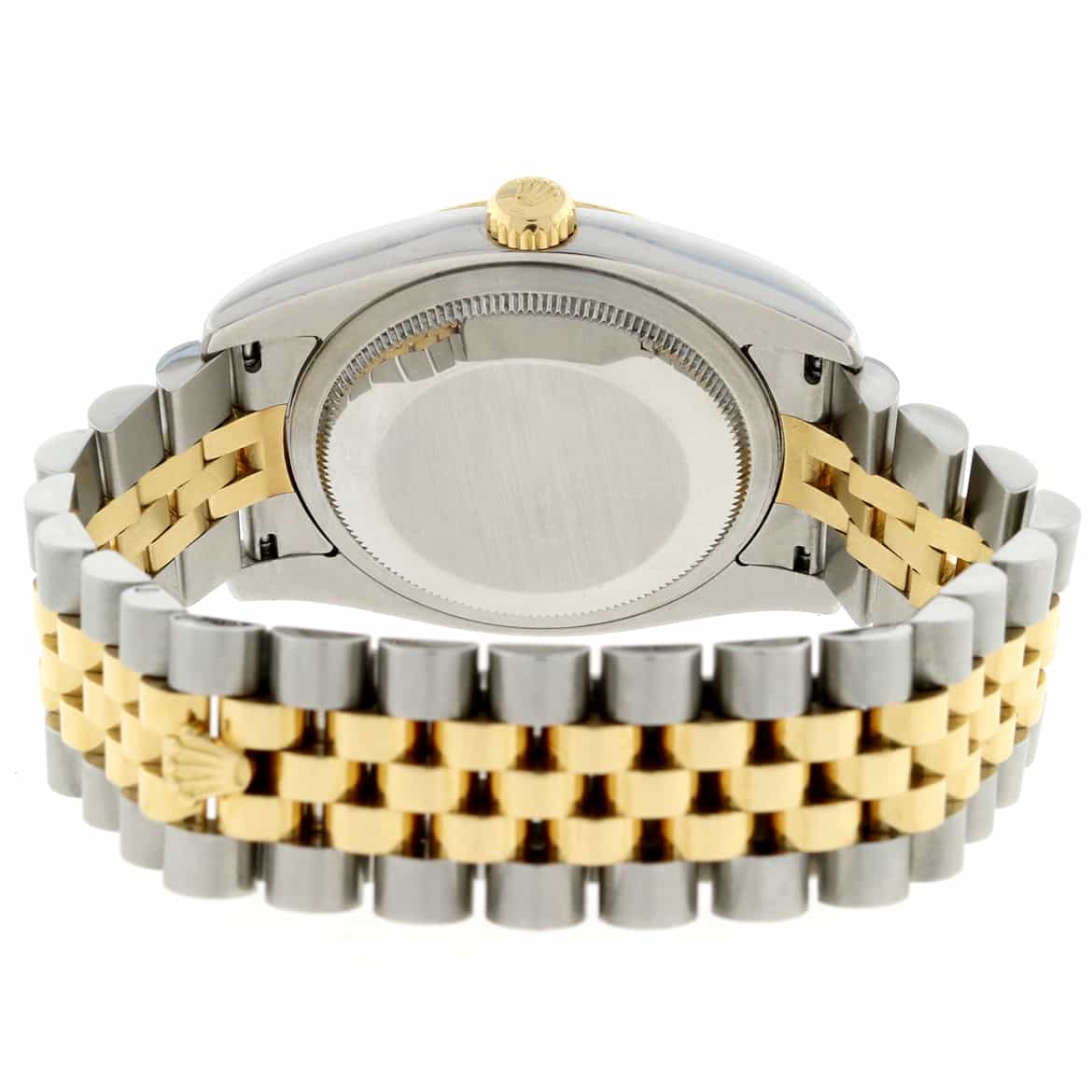 Rolex Datejust 2-Tone 18K Yellow Gold & Stainless Steel Silver Dial 36MM Automatic Jubilee Mens Watch 116233 - Image 9