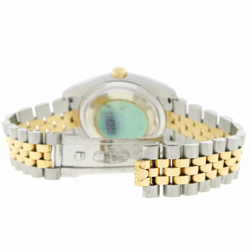 Rolex Datejust 2-Tone 18K Yellow Gold/Stainless Steel Original White Index Dial 36MM Jubilee Watch 116203 - Image 7
