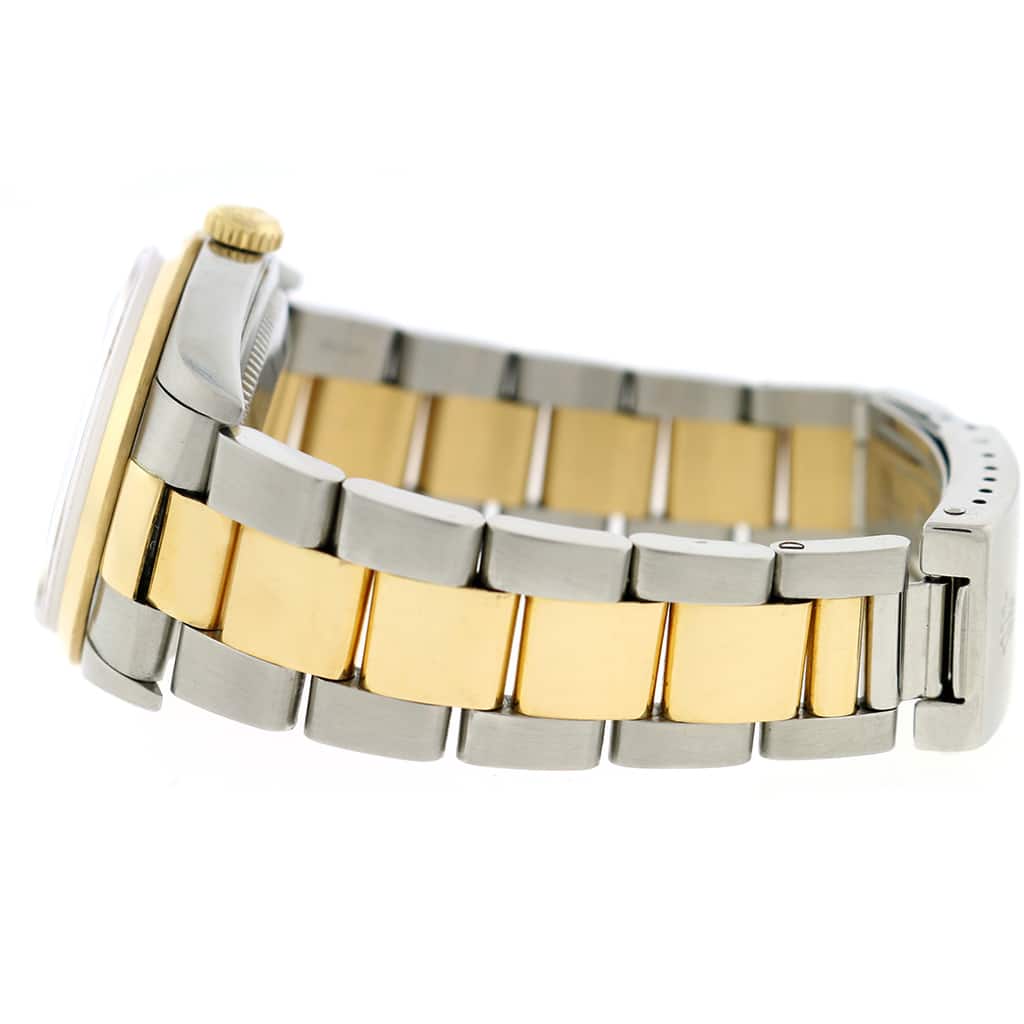 Rolex Datejust 2-Tone 18K Yellow Gold/Stainless Steel White Roman Dial 36MM Mens Oyster Watch 16203 - Image 6