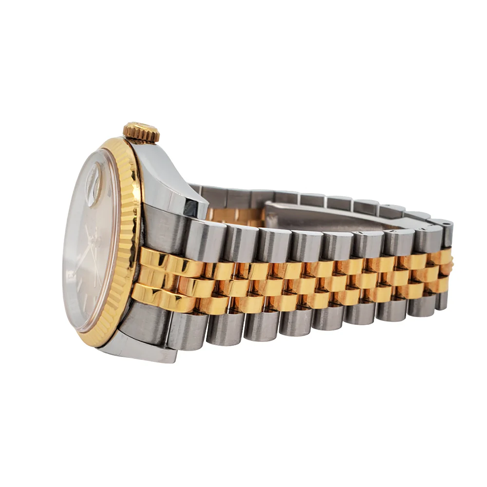 Rolex Datejust 2-Tone 36mm Champagne Dial Yellow Gold And Steel Jubilee Watch 116233 Box Papers - Image 4
