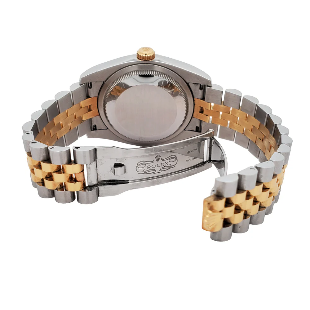 Rolex Datejust 2-Tone 36mm Champagne Dial Yellow Gold And Steel Jubilee Watch 116233 Box Papers - Image 6