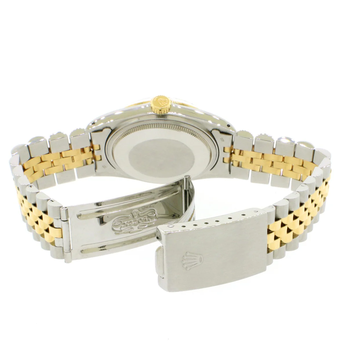 Rolex Datejust 2-Tone Champagne Dial 36mm Jubilee Watch 16013 - Image 5