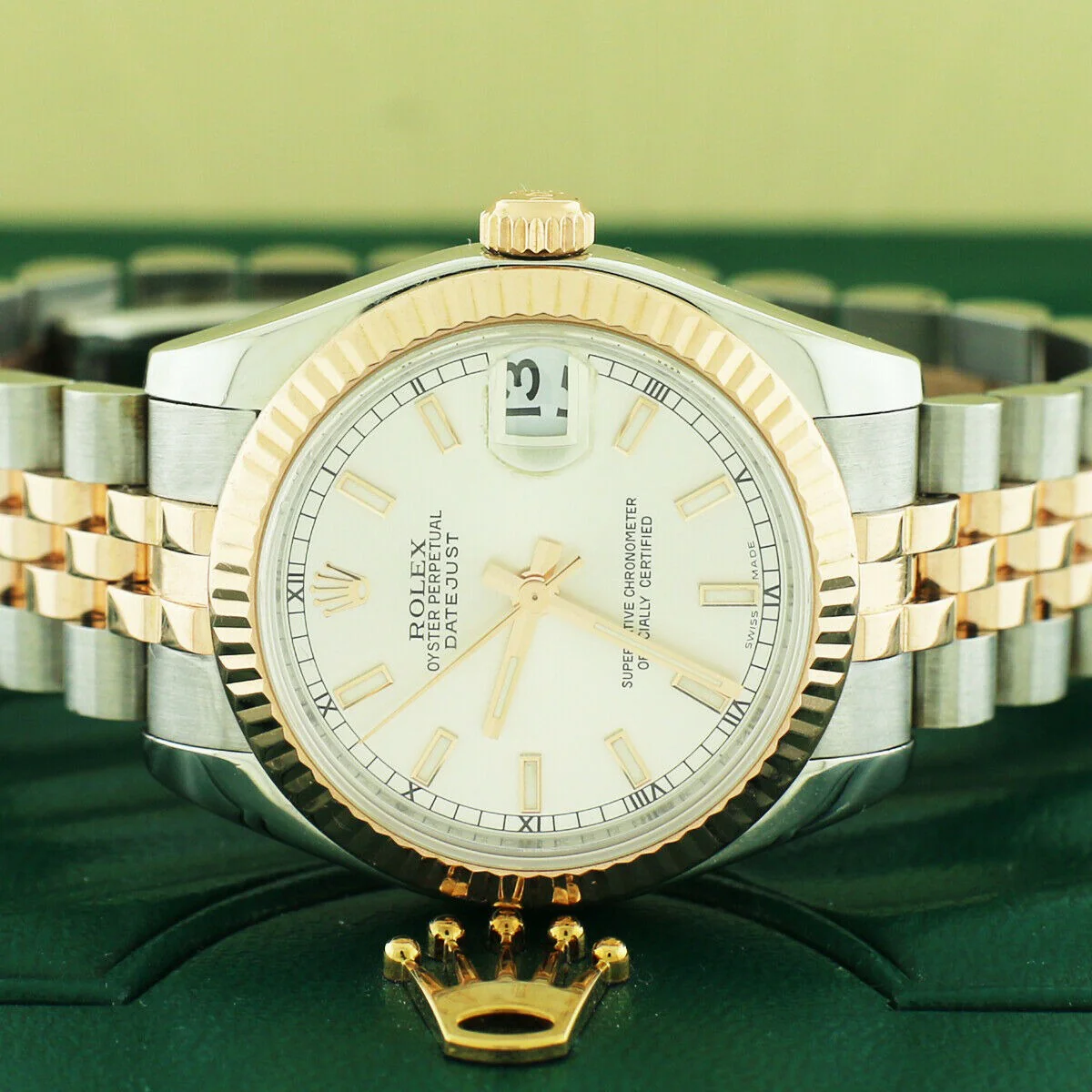Rolex Datejust 2-Tone Rose/SS 31mm Midsize Jubilee Watch 178271 - Image 2