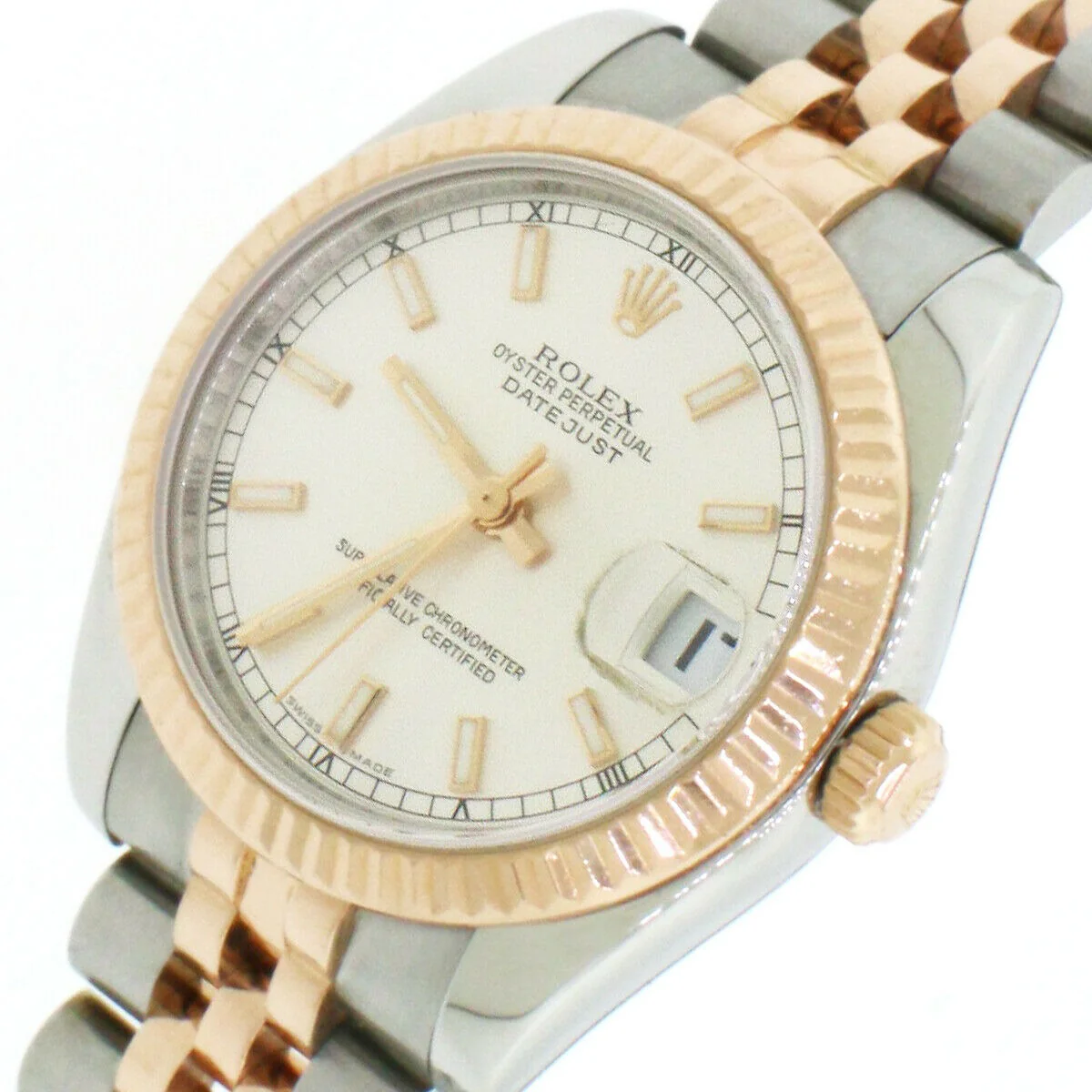 Rolex Datejust 2-Tone Rose/SS 31mm Midsize Jubilee Watch 178271 - Image 3