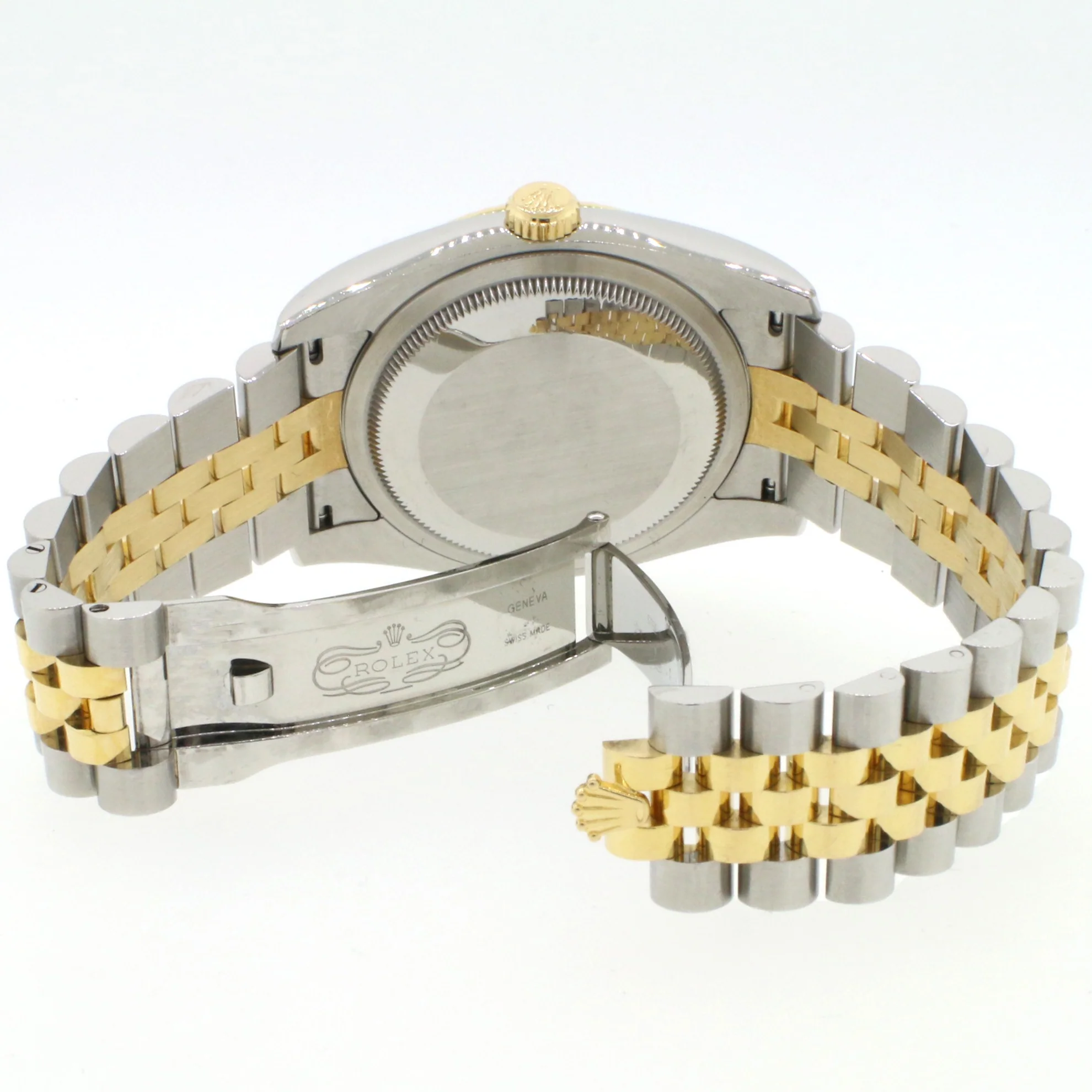 Rolex Datejust 2-Tone Yellow Gold Steel Champagne Dial 36MM Watch 116233 - Image 6