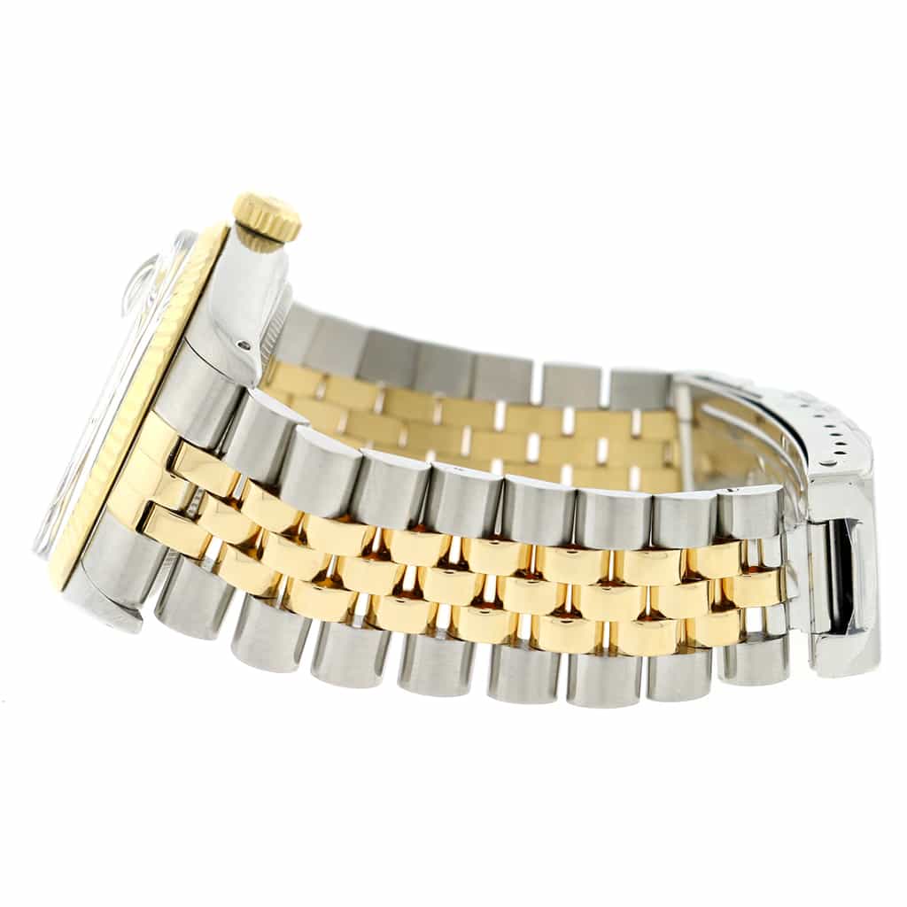 Rolex Datejust 2-Tone Yellow Gold/Steel Original Champagne Diamond Dial 36MM Automatic Jubilee Mens Watch - Image 6