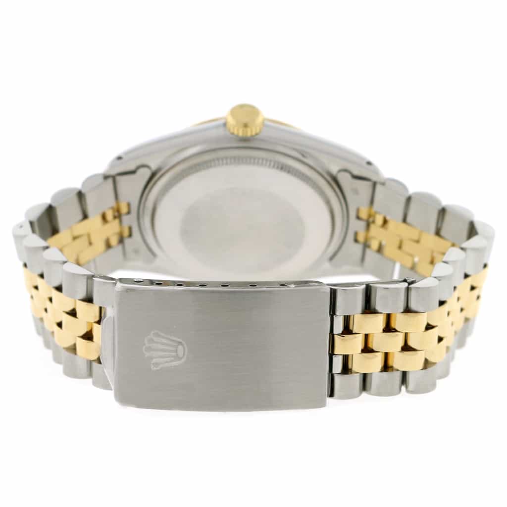 Rolex Datejust 2-Tone Yellow Gold/Steel Original Champagne Diamond Dial 36MM Automatic Jubilee Mens Watch - Image 7