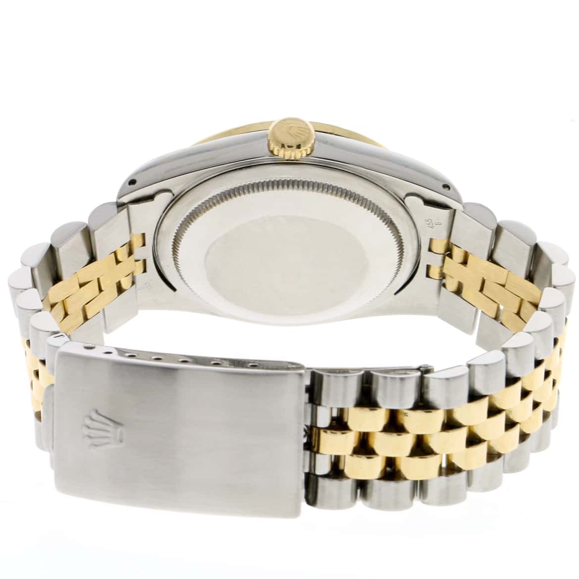 Rolex Datejust 2-Tone Yellow Gold/Steel Original Champagne Diamond Dial 36MM Automatic Jubilee Watch w/Diamond Bezel - Image 9