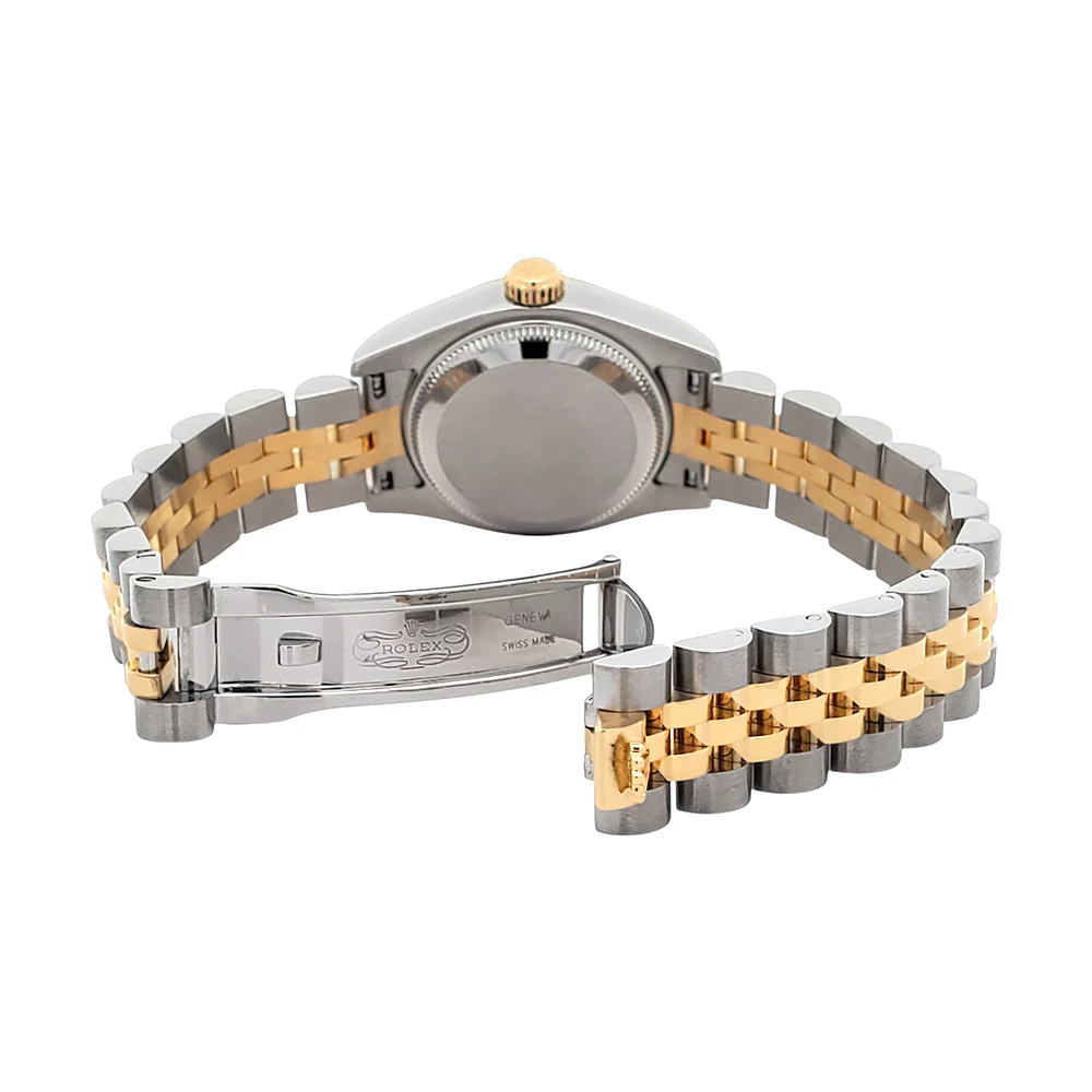 Rolex Datejust 26mm 179173 Champagne Index Dial Yellow Gold/Silver Watch Box/Apr - Image 7
