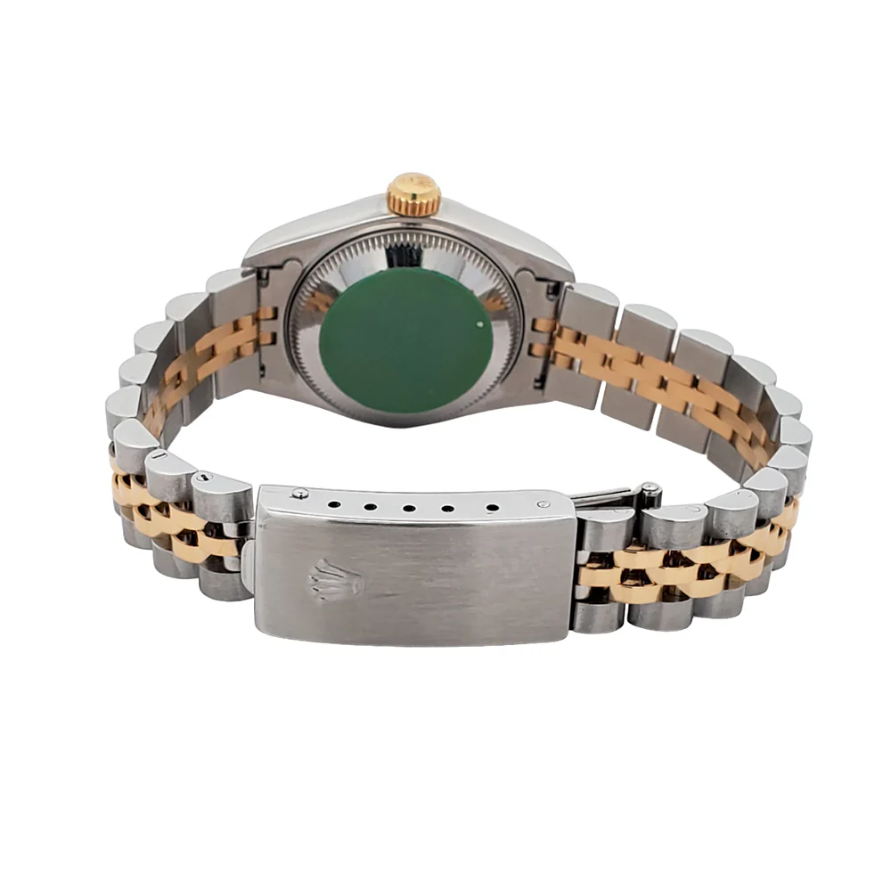 Rolex Datejust 26mm 2-Tone Champagne Dial Yellow Gold/Steel Jubilee Watch 69173 Box Papers - Image 5
