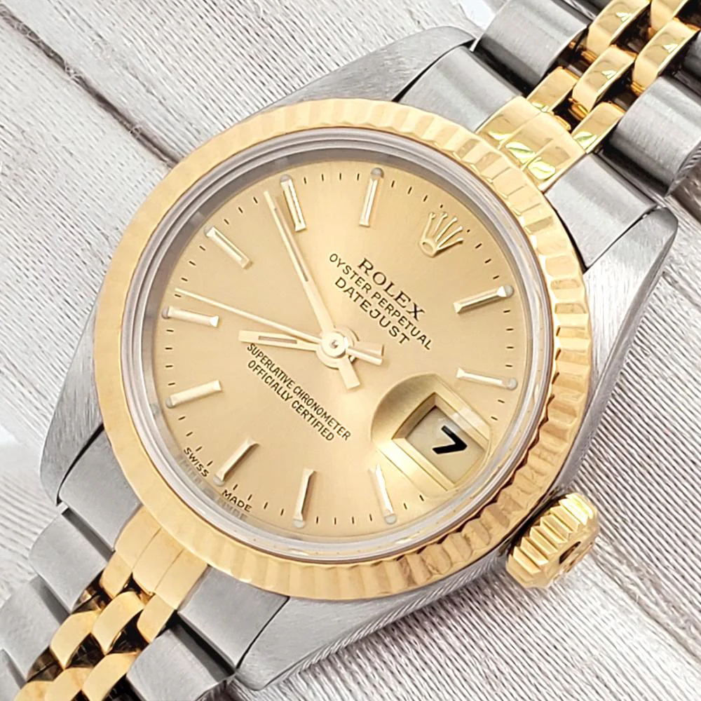 Rolex Datejust 26mm 2-Tone Jubilee Watch 79173 Papers/2021 Service Papers - Image 3