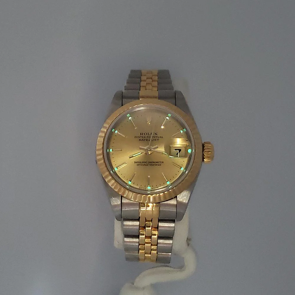 Rolex Datejust 26mm 2-Tone Jubilee Watch 79173 Papers/2021 Service Papers - Image 9