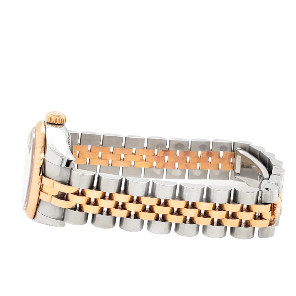 Rolex Datejust 26mm 2-Tone Rose Gold/Steel Pink Stick Dial 179171 Ladies Watch Box Papers - Image 4