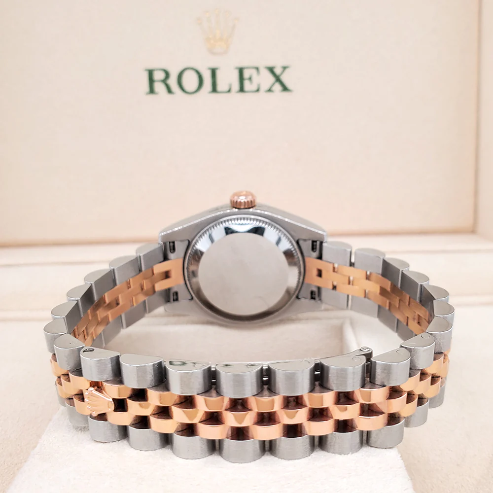Rolex Datejust 26mm 2-Tone Rose Gold/Steel Pink Stick Dial 179171 Ladies Watch Box Papers - Image 5