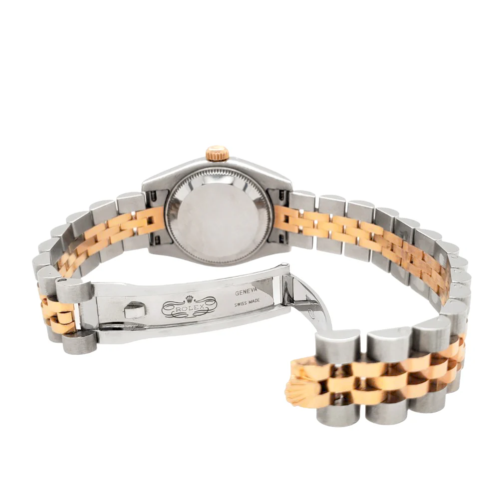Rolex Datejust 26mm 2-Tone Rose Gold/Steel Pink Stick Dial 179171 Ladies Watch Box Papers - Image 6