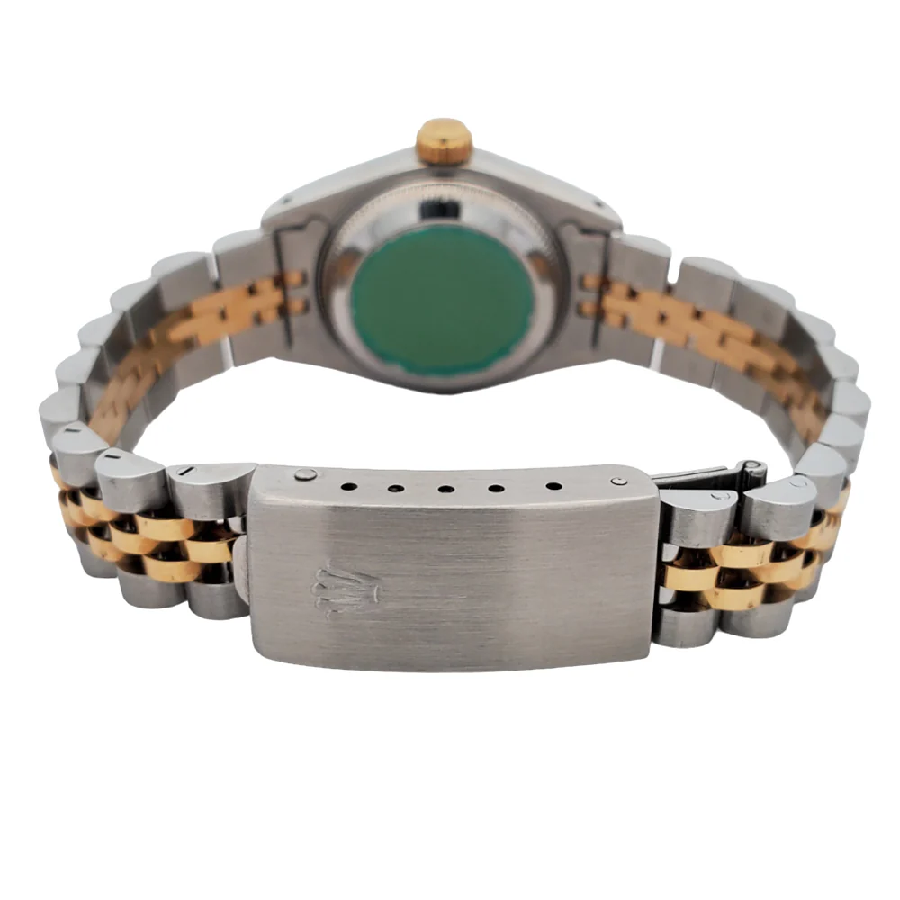 Rolex Datejust 26mm 2-Tone White Roman Dial Jubilee Watch 6917 - Image 5