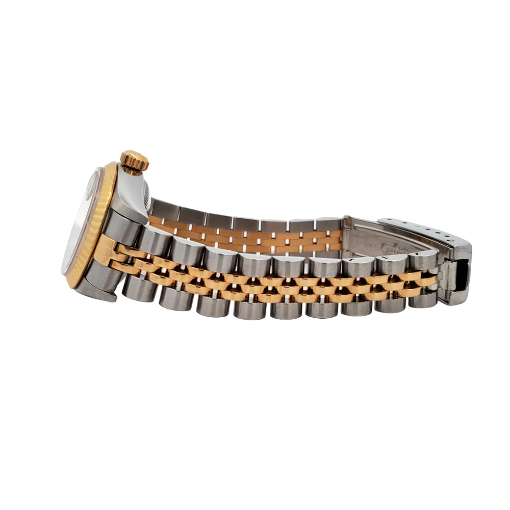Rolex Datejust 26mm 2-tone Yellow Gold/Steel Champagne Dial Jubilee Watch 69173 Box Papers - Image 4