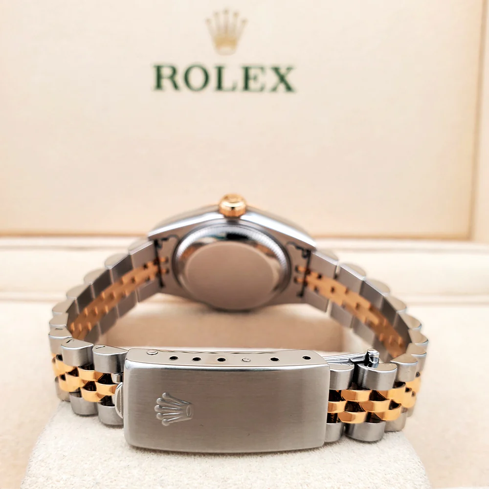 Rolex Datejust 26mm 2-tone Yellow Gold/Steel Champagne Dial Jubilee Watch 69173 Box Papers - Image 5