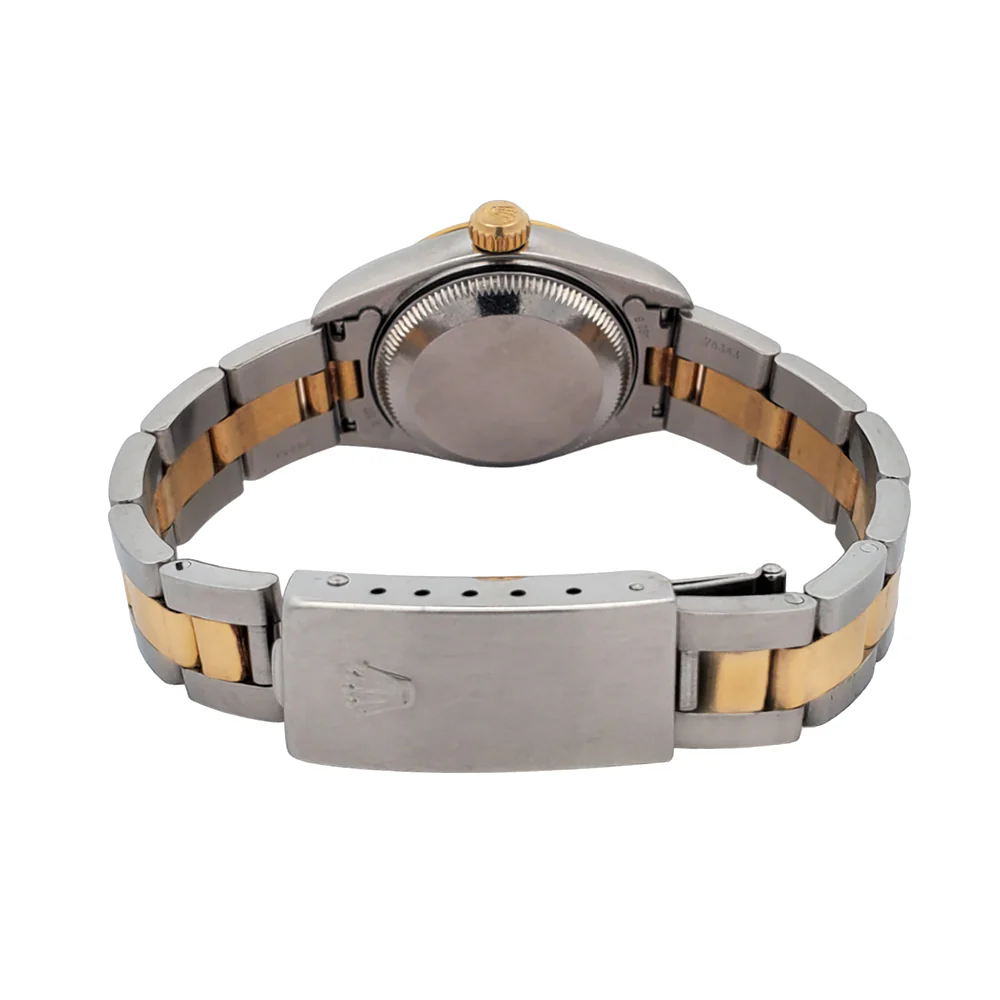 Rolex Datejust 26mm 69163 White Roman 2-tone Yellow Gold/Steel Oyster Watch - Image 4