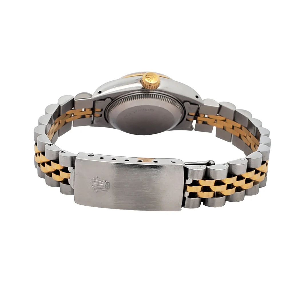 Rolex Datejust 26mm 69173 Champagne Index 2-tone Yellow Gold/Steel Jubilee Watch - Image 5