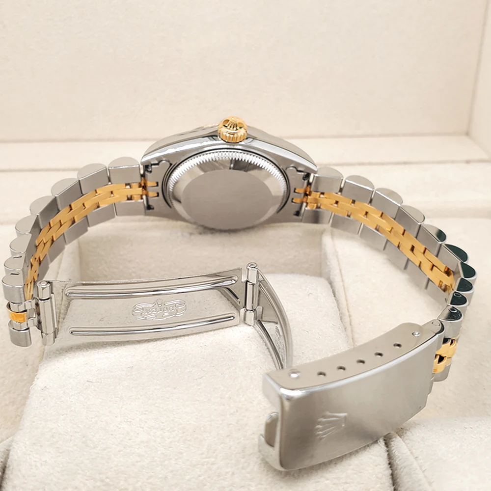 Rolex Datejust 26MM 69173 Factory Champagne Dial Yellow Gold Fluted Bezel Watch Box Papers - Image 6