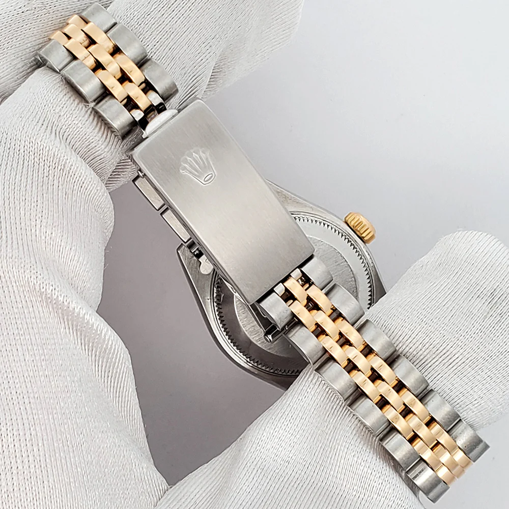 Rolex Datejust 26mm 79173 White Roman 2-Tone Yellow Gold/Steel Jubilee Watch - Image 6
