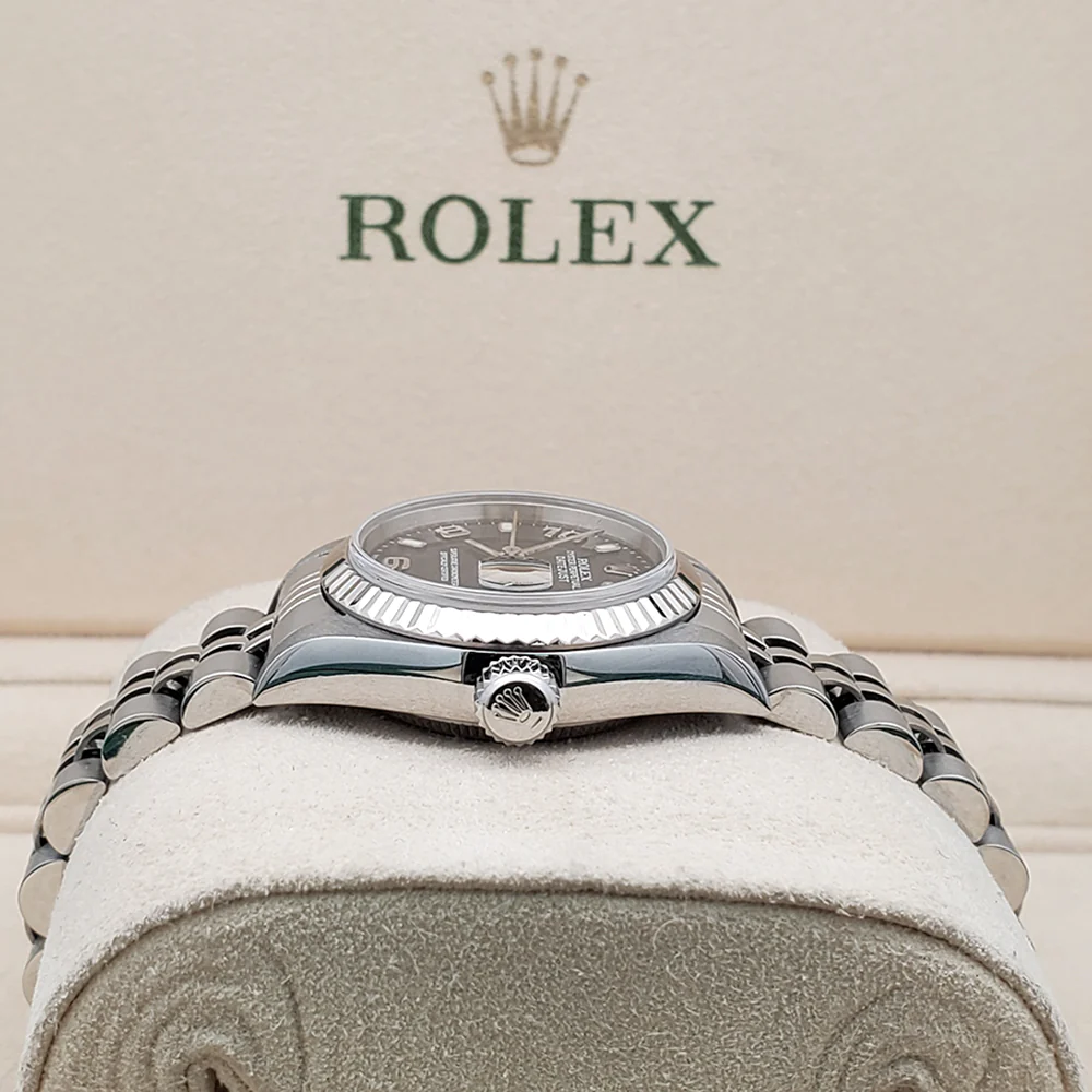 Rolex Datejust 26mm 79174 Blue Dial Fluted Bezel Stainless Steel Watch - Image 4