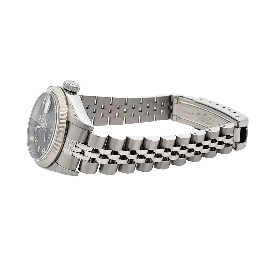 Rolex Datejust 26mm 79174 Blue Dial Fluted Bezel Stainless Steel Watch - Image 5