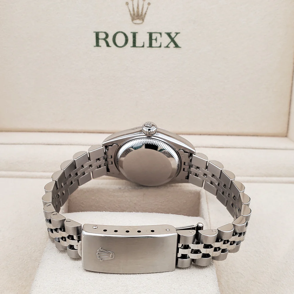 Rolex Datejust 26mm 79174 Blue Dial Fluted Bezel Stainless Steel Watch - Image 6