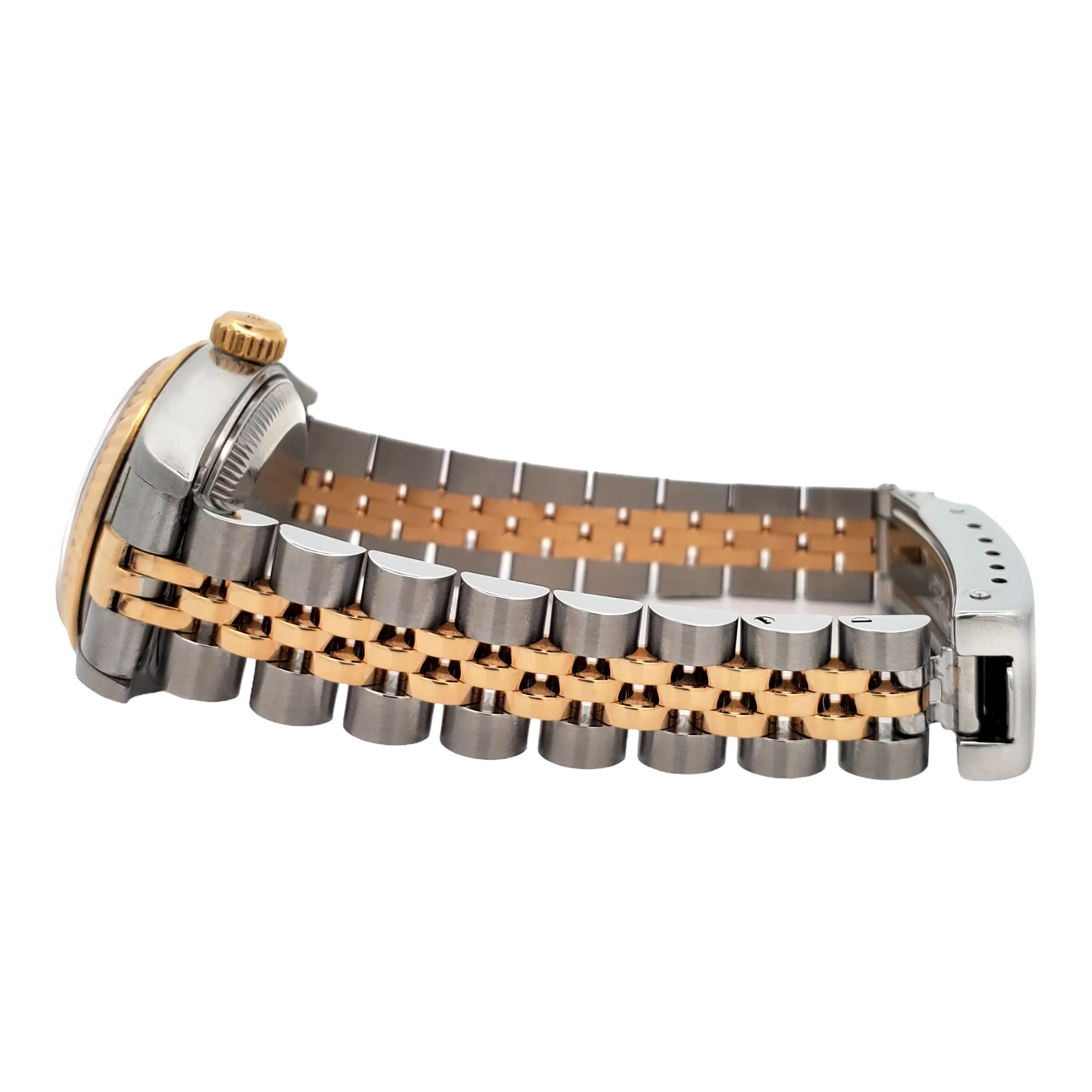 Rolex Datejust 26mm Champagne Dial 2-Tone Yellow Gold/Steel Jubilee Watch 69173 Papers - Image 4