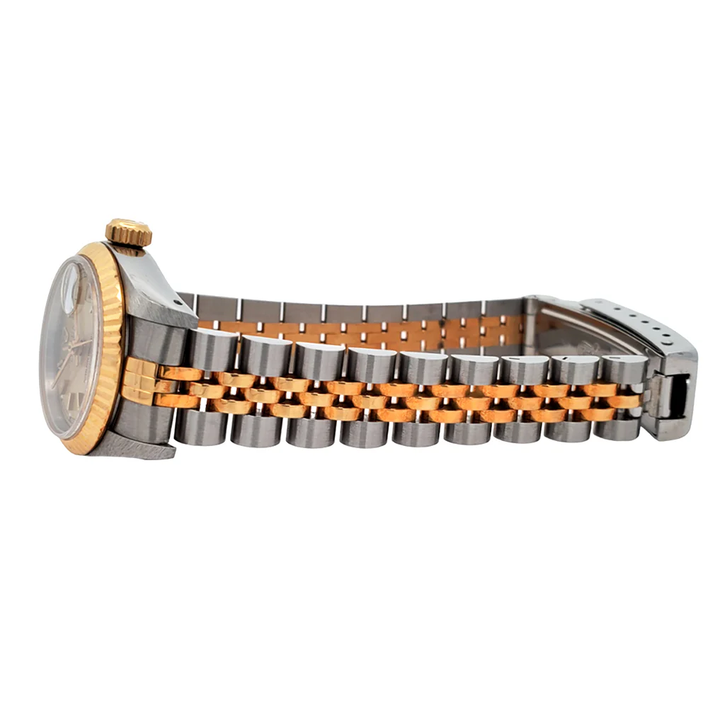 Rolex Datejust 26mm Champagne Dial 2-Tone Yellow Gold/Steel Jubilee Watch 69173 Papers - Image 4