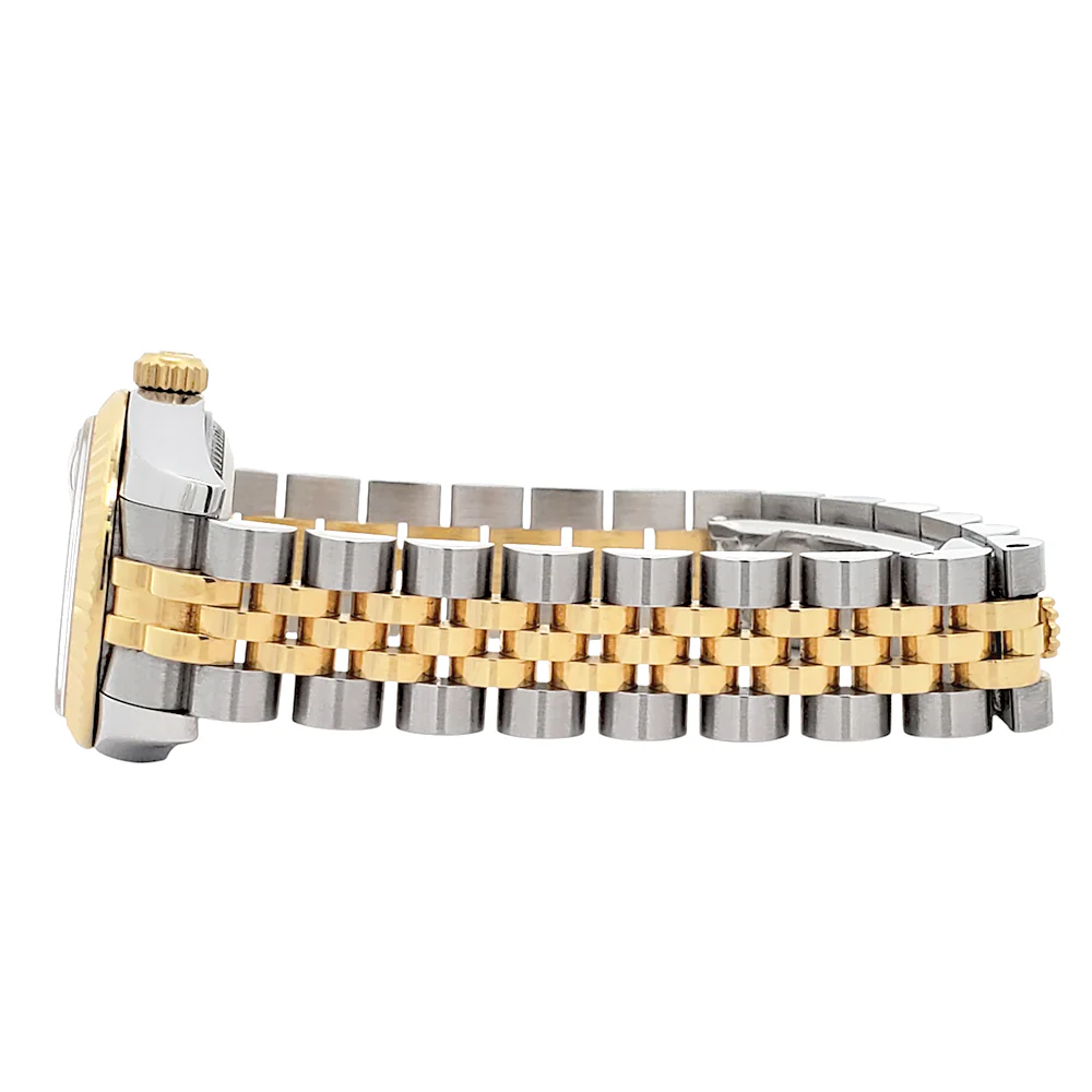 Rolex Datejust 26mm Factory Champagne Diamond Dial 2-tone Yellow/Gold Jubilee Watch 179173 Papers - Image 5
