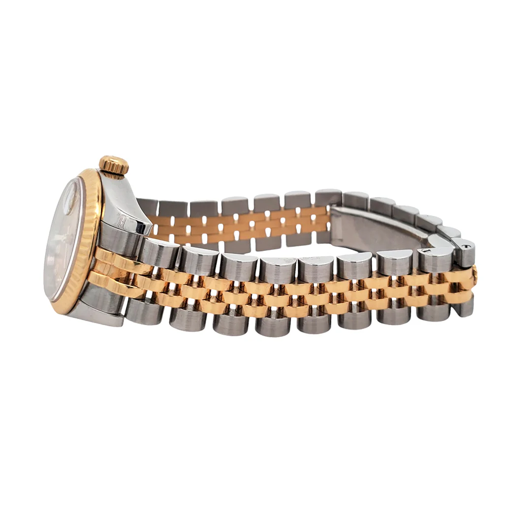 Rolex Datejust 26mm Factory Champagne Diamond Dial 2-tone Yellow/Gold Jubilee Watch 179173 Box Papers - Image 4