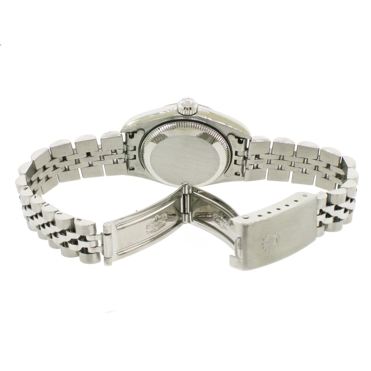 Rolex Datejust 26mm White Gold/Steel Diamond Jubilee Silver Dial 79174 Box Papers - Image 5
