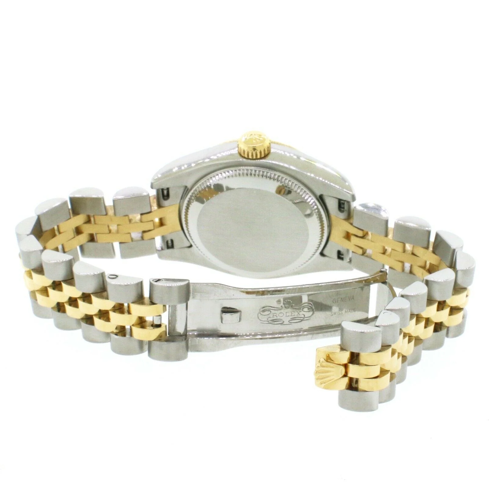 Rolex Datejust 26mm Yellow Gold/Steel Factory Meteorite Diamond Dial Jubilee Watch 179173 - Image 5