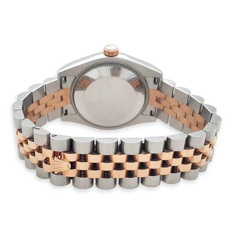 Rolex Datejust 31mm 178271 2-tone Chocolate Diamond Roman VI Roman Dial Jubilee Watch 2017 Box Papers - Image 5