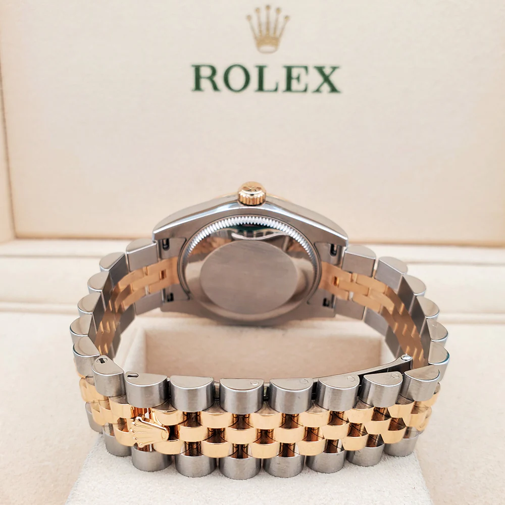 Rolex Datejust 31mm 178273 2-tone Factory Champagne Jubilee Diamond Watch Box Papers - Image 5