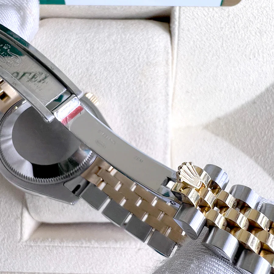 Rolex Datejust 31mm 178273 2-tone Silver Diamond Roman VI Roman Dial Jubilee Watch Box Papers - Image 3