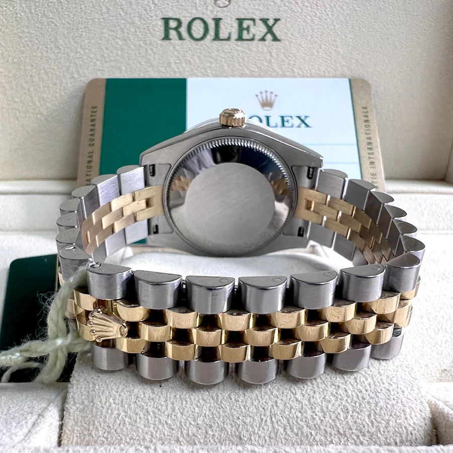 Rolex Datejust 31mm 178273 2-tone Silver Diamond Roman VI Roman Dial Jubilee Watch Box Papers - Image 4