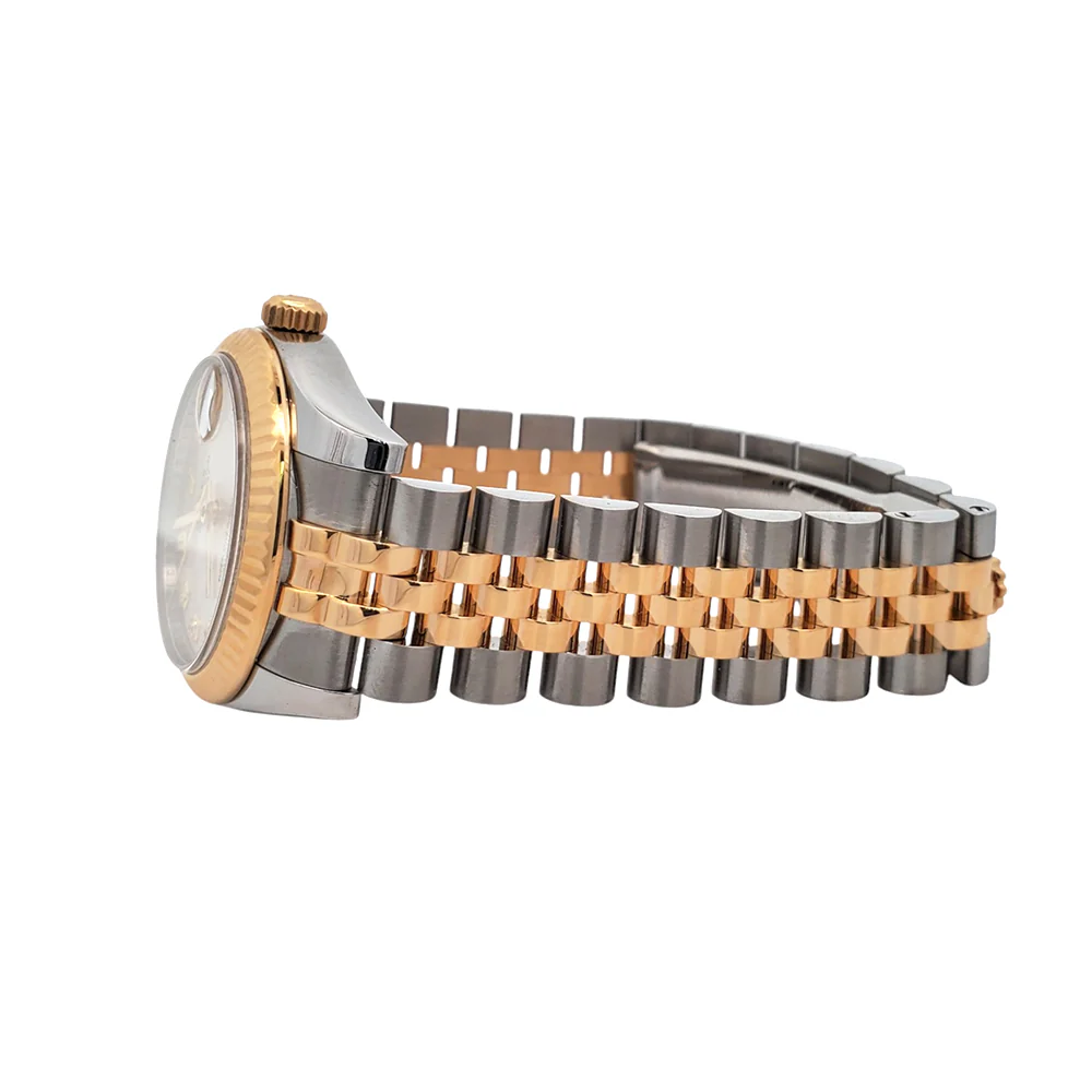 Rolex Datejust 31mm 178273 Factory Diamond Silver 2-tone Yellow Gold/Steel Jubilee Watch Box Papers - Image 4