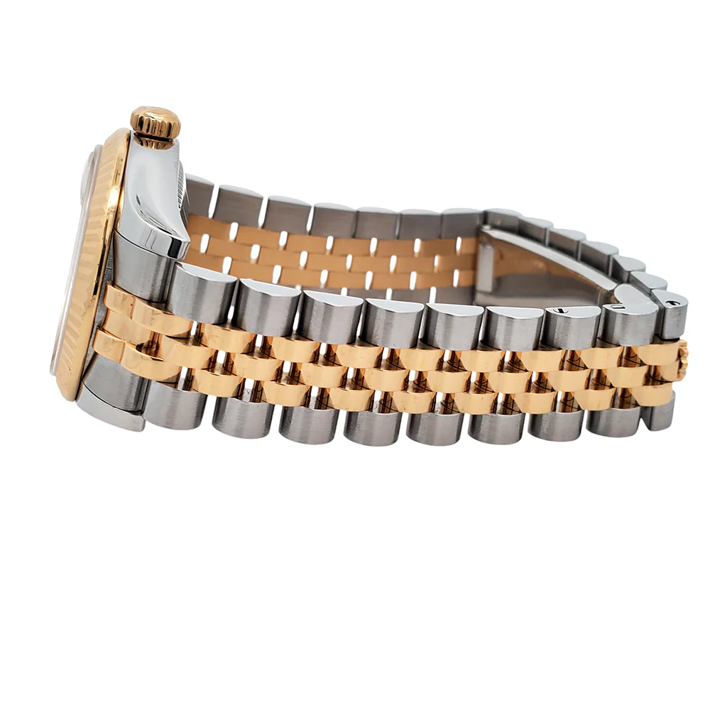 Rolex Datejust 31mm 178273 Factory Diamond Silver Jubilee 2-tone Yellow Gold/Steel Watch Box Papers - Image 4