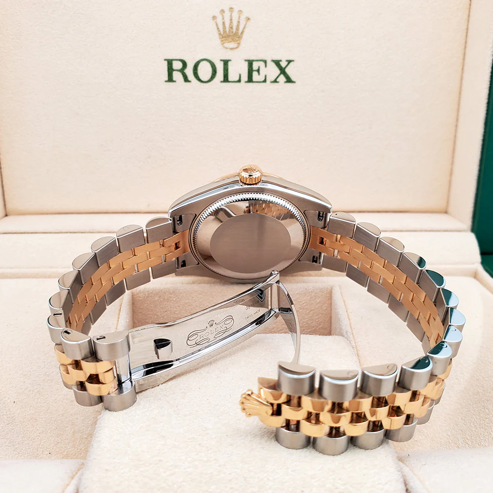 Rolex Datejust 31mm 178273 Factory Diamond Silver Jubilee 2-tone Yellow Gold/Steel Watch Box Papers - Image 6
