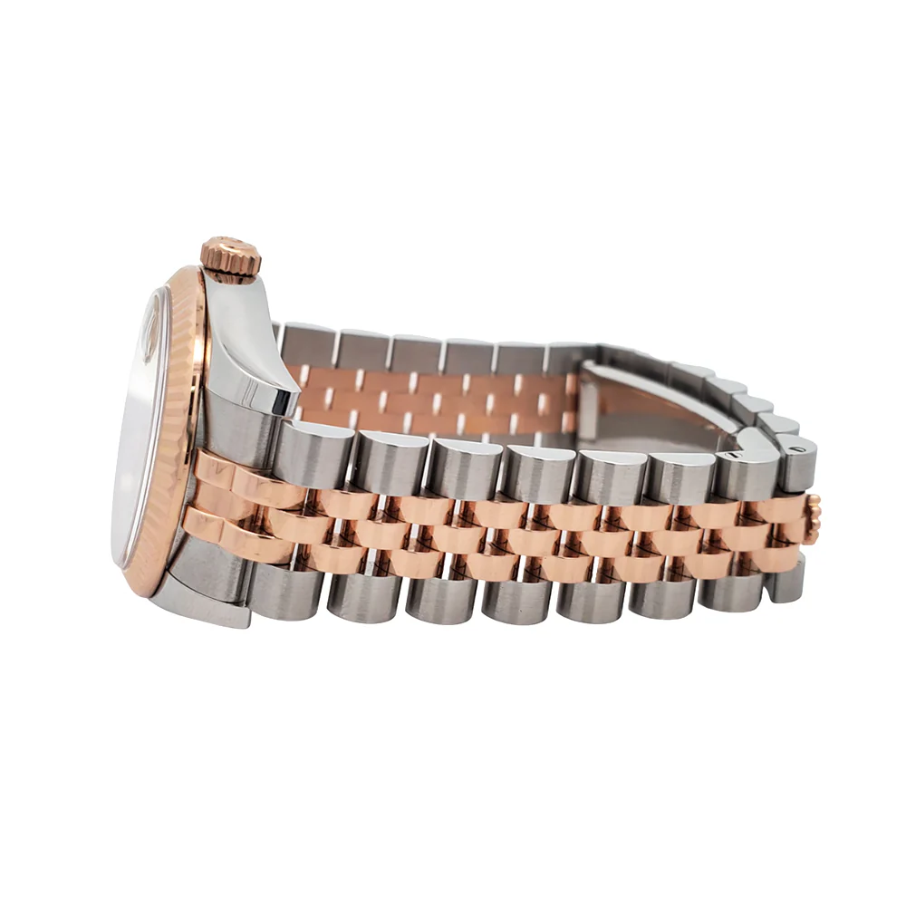 Rolex Datejust 31mm 2-tone 178271 Pink Index Dial Jubilee Watch Box Papers - Image 4