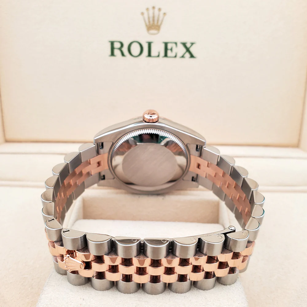 Rolex Datejust 31mm 2-tone 178271 Pink Index Dial Jubilee Watch Box Papers - Image 5