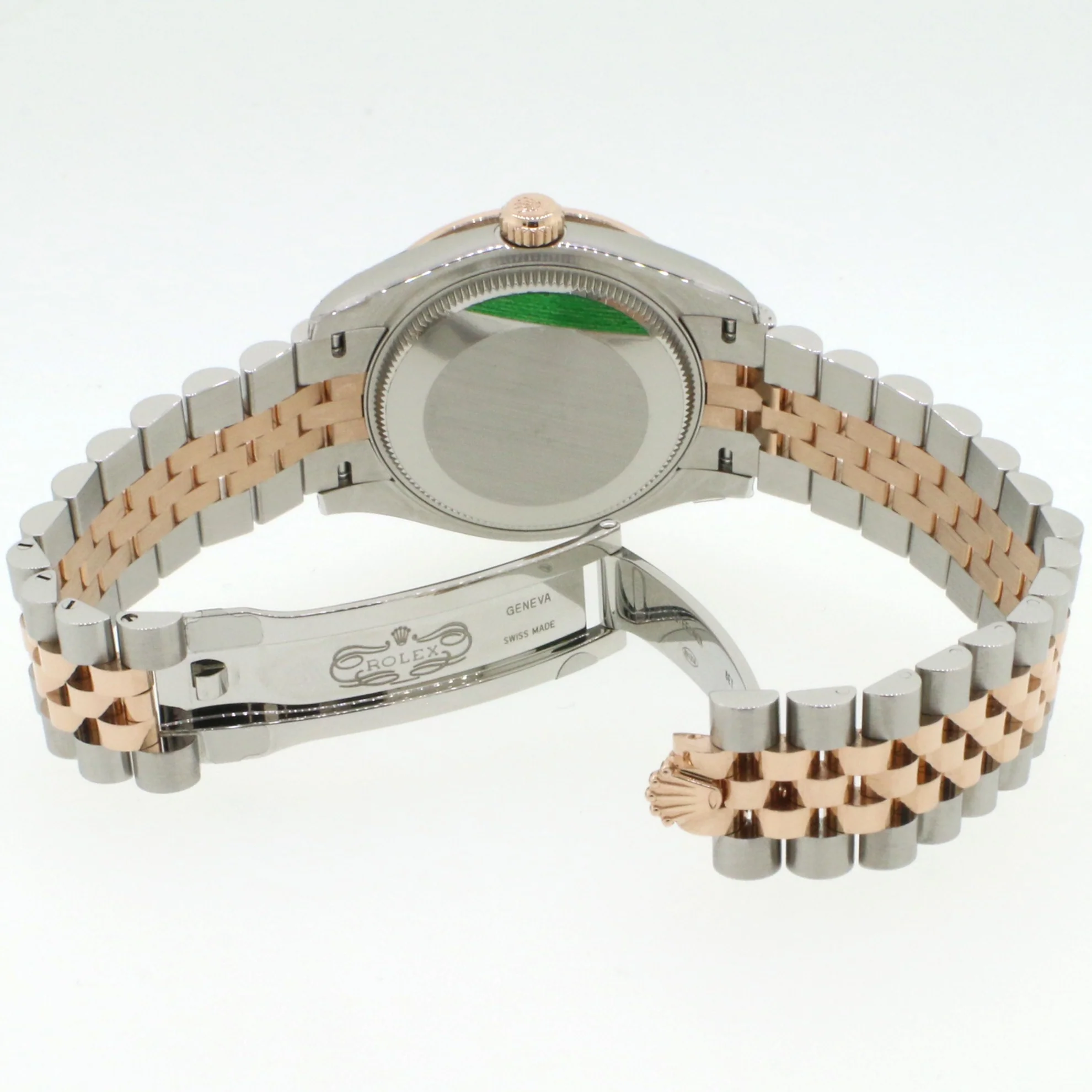 Rolex Datejust 31MM 2-Tone 18K Everose Gold/ Steel Chocolate Roman Dial Ladies Watch Box Papers - Image 6